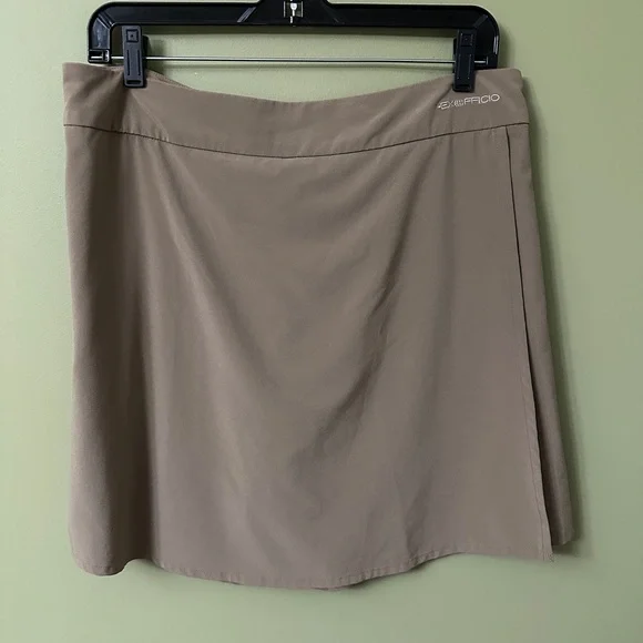 Exofficio Tan Women's Skort Size 8 Hiking Walking Easy Dry Moisture Wicking - Picture 3 of 11